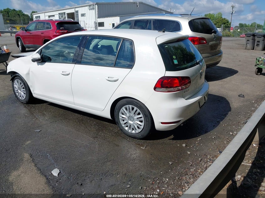 2013 Volkswagen Golf VIN WVWDB7AJ5DW024180 IAAI salvage auction — FRONT END, Regular Certificate (Iowa), sold $25 on 2026-09-27 (photo 3)