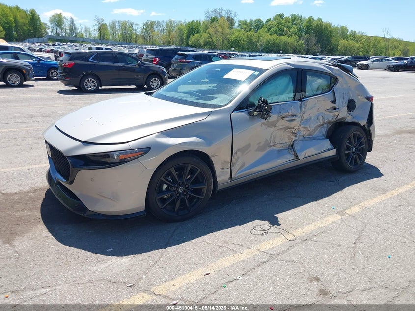 2025 Mazda 3 VIN JM1BPBNY6S1781845 IAAI salvage auction — LEFT SIDE, Scrap (Michigan), sold $4,300 on 2026-07-13 (photo 2)