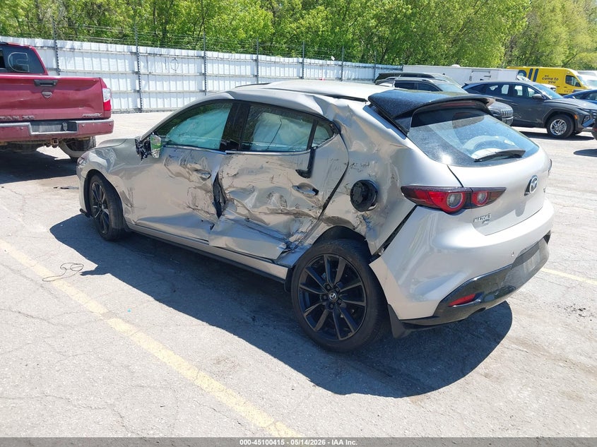 2025 Mazda 3 VIN JM1BPBNY6S1781845 IAAI salvage auction — LEFT SIDE, Scrap (Michigan), sold $4,300 on 2026-07-13 (photo 3)
