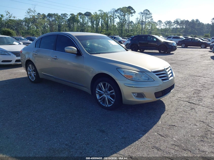 2011 Hyundai Genesis VIN KMHGC4DF4BU131628 IAAI salvage auction — NORMAL WEAR, Clear (Florida), sold $325 on 2026-07-14 (photo 1)
