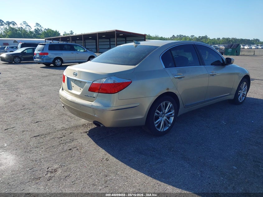 2011 Hyundai Genesis VIN KMHGC4DF4BU131628 IAAI salvage auction — NORMAL WEAR, Clear (Florida), sold $325 on 2026-07-14 (photo 4)