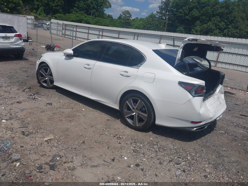 2016 Lexus Gs VIN JTHBZ1BL5GA000722 IAAI salvage auction — REAR END, Salvage (Georgia), sold $5,100 on 2026-07-29 (photo 3)
