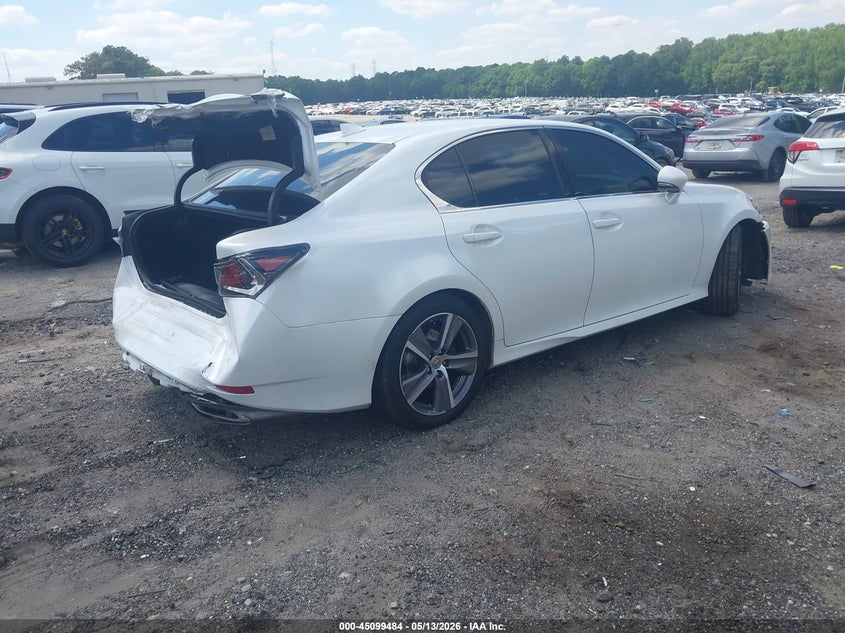 2016 Lexus Gs VIN JTHBZ1BL5GA000722 IAAI salvage auction — REAR END, Salvage (Georgia), sold $5,100 on 2026-07-29 (photo 4)