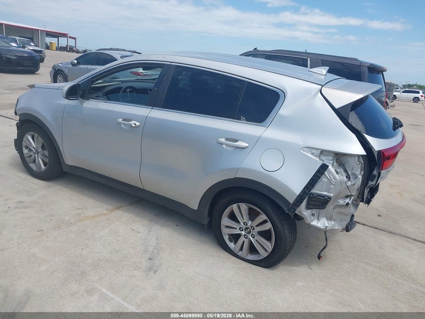 2018 Kia Sportage VIN KNDPM3AC4J7450434 IAAI salvage auction — FRONT & REAR, Wait Title, sold $1,850 on 2026-09-12 (photo 3)