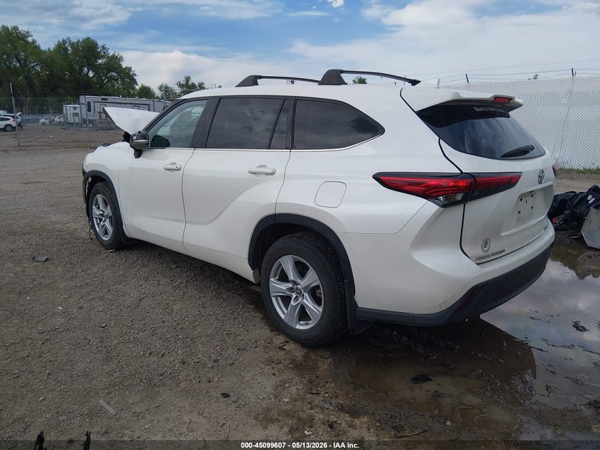2020 Toyota Highlander VIN 5TDBZRBHXLS035801 IAAI salvage auction — FRONT END, Salvage (Montana), sold $4,550 on 2026-07-08 (photo 3)