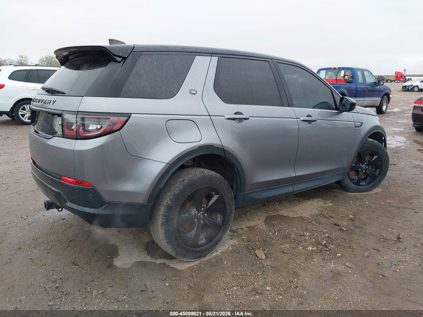 2020 Land rover Discovery sport VIN SALCJ2FX8LH864965 IAAI salvage auction — FRONT END, Salvage (Wyoming), sold $4,000 on 2026-07-29 (photo 4)