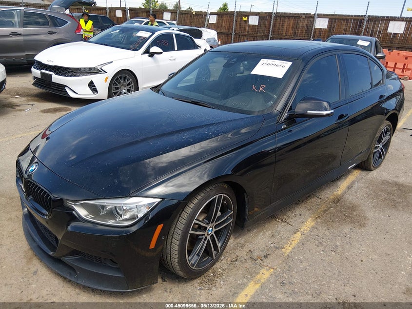 2015 BMW 3er VIN WBA3B9G50FNR94994 IAAI salvage auction — SUSPENSION, Salvage (Colorado), sold $6,600 on 2026-07-28 (photo 2)