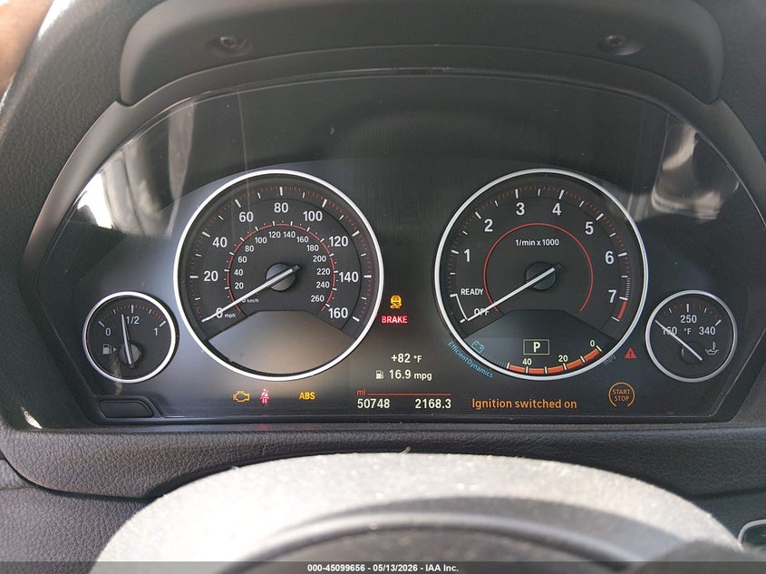 2015 BMW 3er VIN WBA3B9G50FNR94994 IAAI salvage auction — SUSPENSION, Salvage (Colorado), sold $6,600 on 2026-07-28 (photo 7)