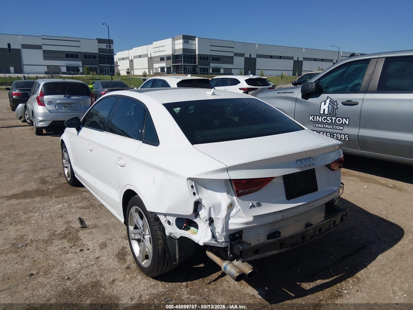 2018 Audi A3 VIN WAUAUGFF4J1013839 IAAI salvage auction — REAR END, Original (Texas), sold $3,350 on 2026-07-14 (photo 3)