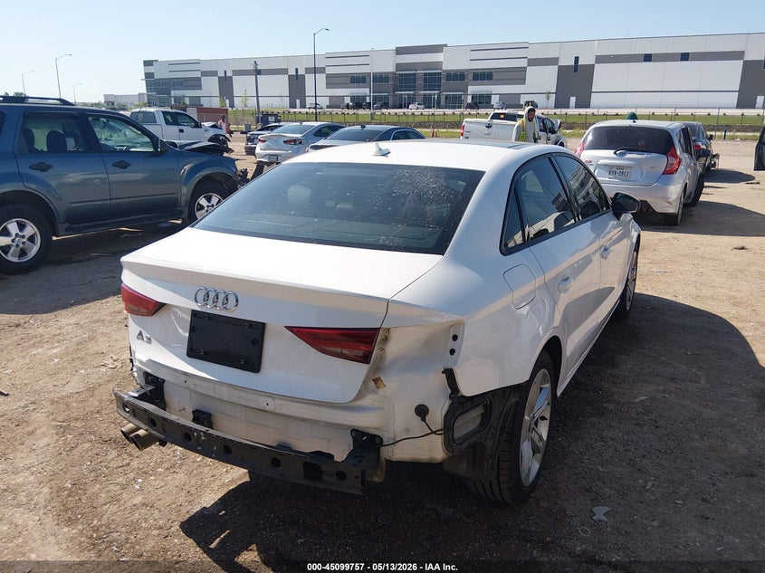 2018 Audi A3 VIN WAUAUGFF4J1013839 IAAI salvage auction — REAR END, Original (Texas), sold $3,350 on 2026-07-14 (photo 4)