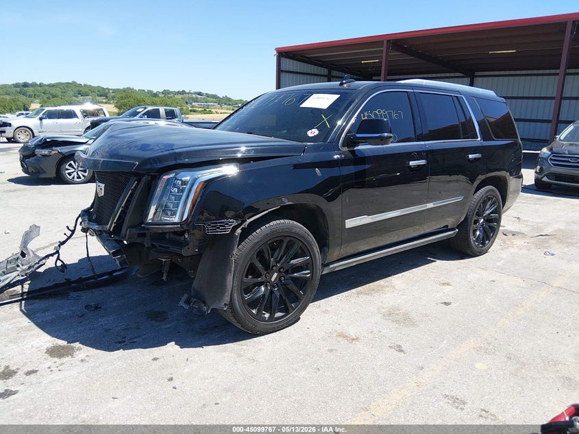 2018 Cadillac Escalade VIN 1GYS4CKJ2JR312798 IAAI salvage auction — FRONT END, Salvage (Missouri), sold $7,300 on 2026-07-30 (photo 2)