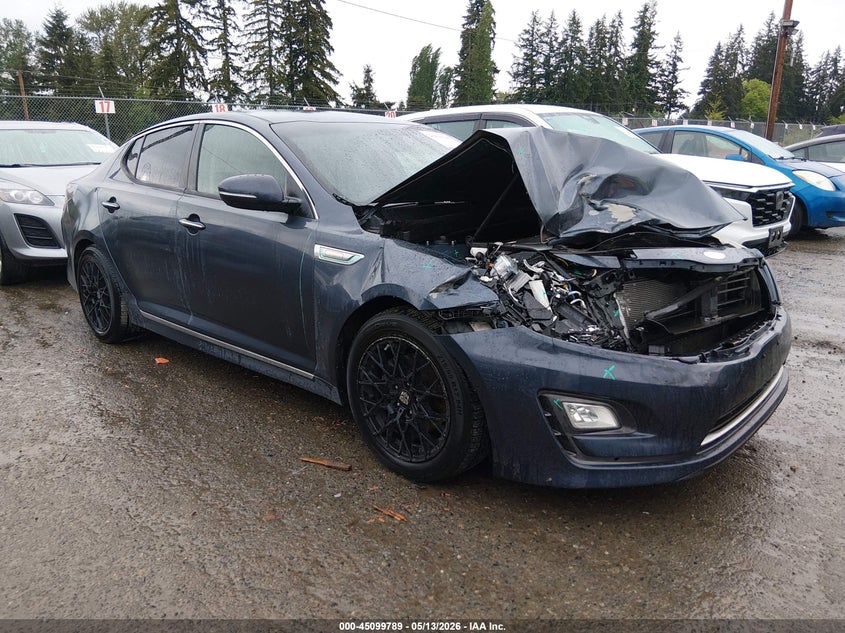 2014 Kia Optima VIN KNAGM4AD2E5062938 IAAI salvage auction — FRONT END, Bill Of Sale (Washington), sold $275 on 2026-07-22 (photo 1)