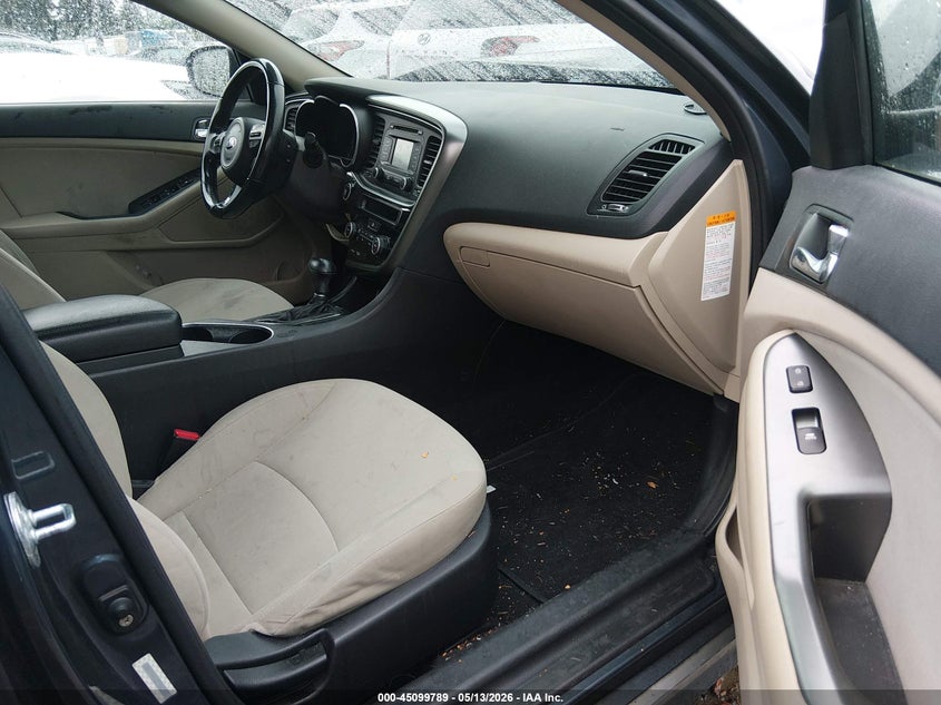 2014 Kia Optima VIN KNAGM4AD2E5062938 IAAI salvage auction — FRONT END, Bill Of Sale (Washington), sold $275 on 2026-07-22 (photo 5)