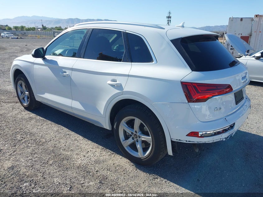 2022 Audi Q5 VIN WA1ABAFY4N2115420 IAAI salvage auction — REAR END, Salvage (California), sold $12,650 on 2026-07-09 (photo 3)