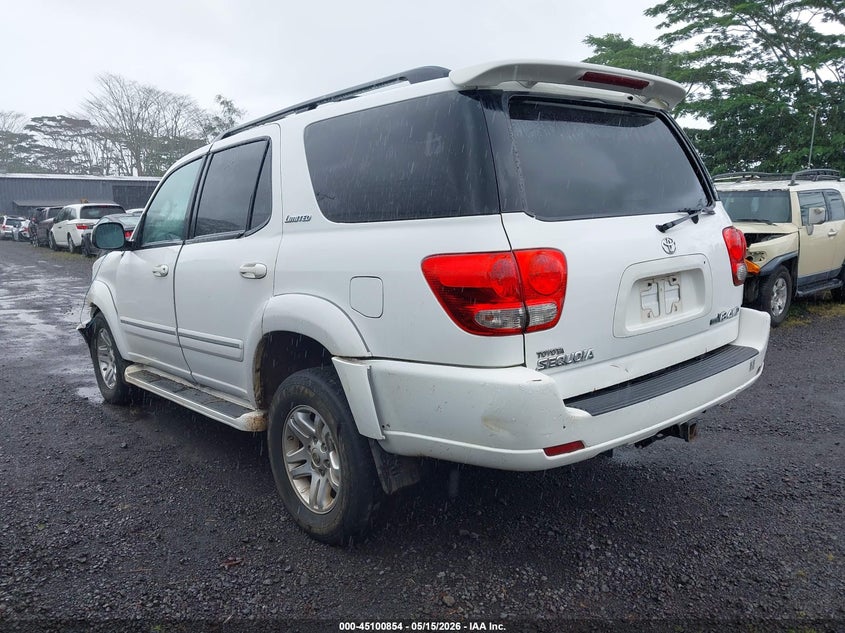 2006 Toyota Sequoia VIN 5TDBT48A86S276596 IAAI salvage auction — LEFT FRONT, Salvage (Hawaii), sold $125 on 2026-07-07 (photo 3)