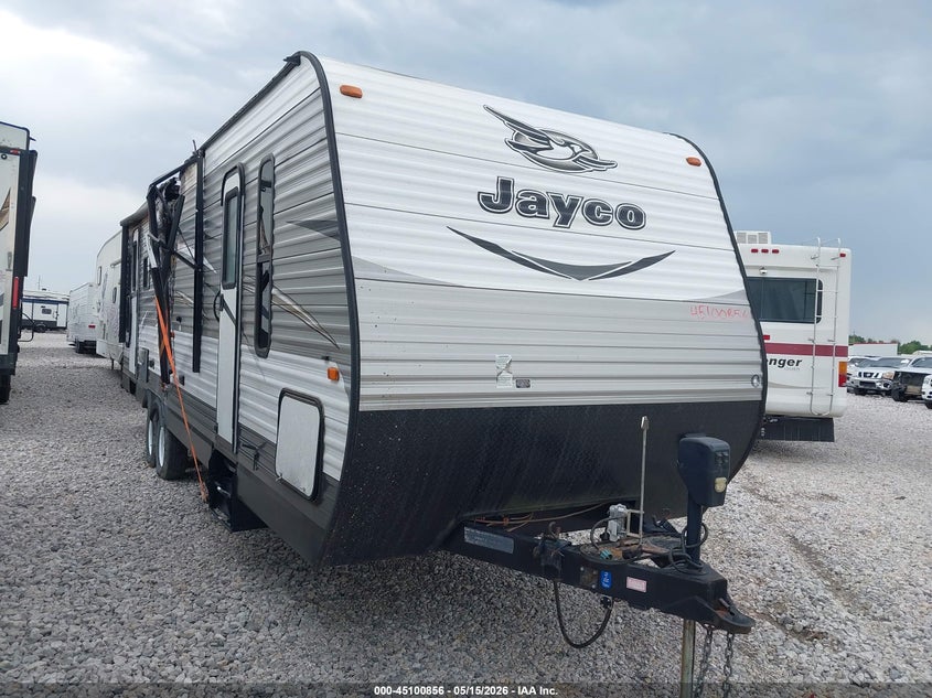 2016 Jayco Other VIN 1UJBJ0BR9G1T70384 IAAI salvage auction — Burn Interior, Clear (Oklahoma), sold $125 on 2026-09-15 (photo 1)