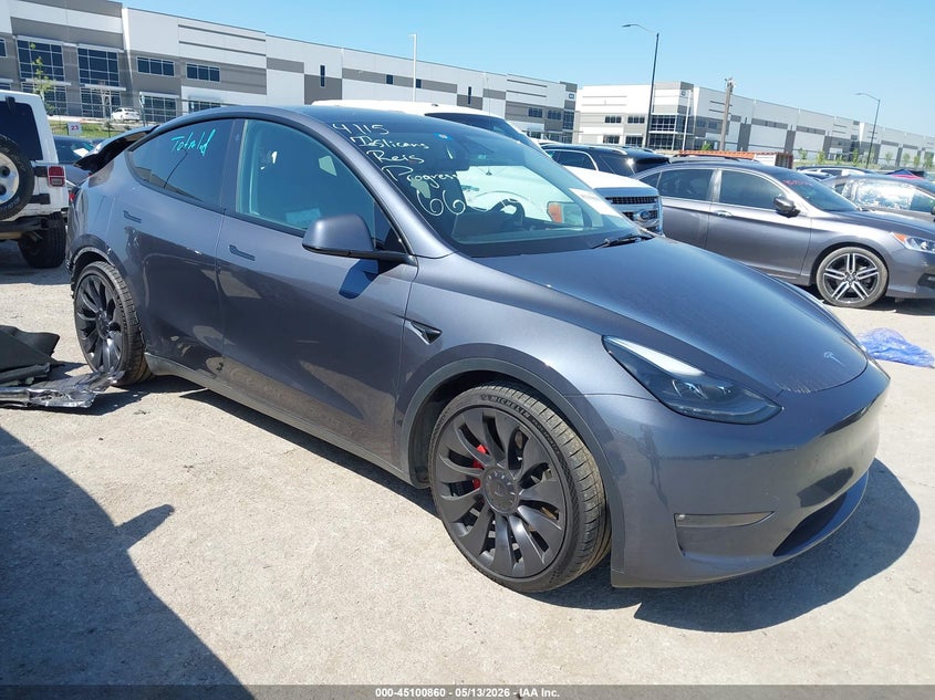 2023 Tesla Model y VIN 7SAYGDEF5PF668944 IAAI salvage auction — REAR END, Original (Texas), sold $8,650 on 2026-07-20 (photo 1)