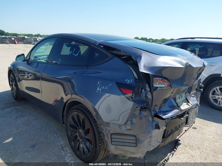 2023 Tesla Model y VIN 7SAYGDEF5PF668944 IAAI salvage auction — REAR END, Original (Texas), sold $8,650 on 2026-07-20 (photo 3)