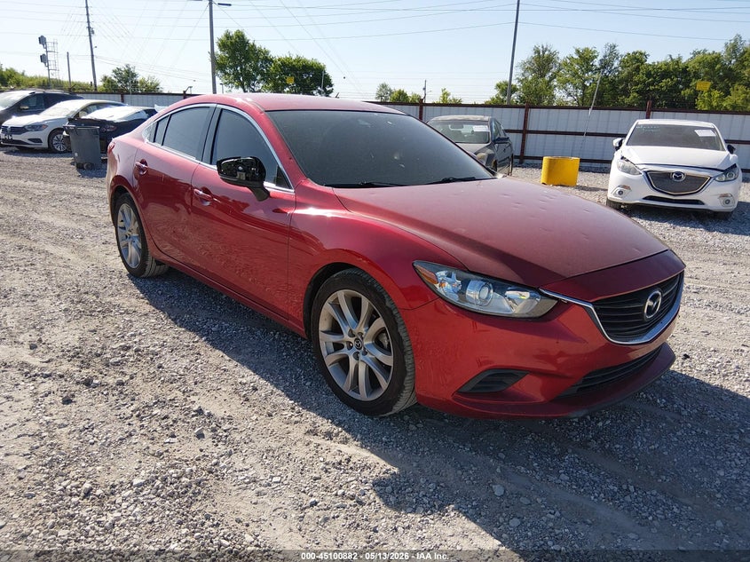 2017 Mazda 6 VIN JM1GL1V52H1123871 IAAI salvage auction — HAIL, Clear (Missouri), sold $525 on 2026-07-27 (photo 1)