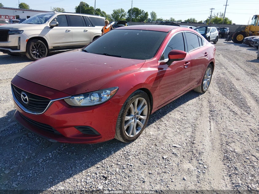 2017 Mazda 6 VIN JM1GL1V52H1123871 IAAI salvage auction — HAIL, Clear (Missouri), sold $525 on 2026-07-27 (photo 2)
