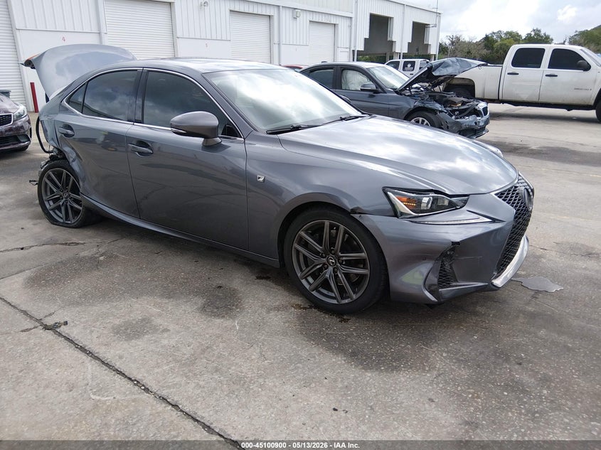 2019 Lexus Is VIN JTHBA1D29K5084119 IAAI salvage auction — REAR END, Rebuildable (Florida), sold $4,550 on 2026-07-22 (photo 1)