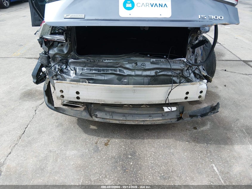 2019 Lexus Is VIN JTHBA1D29K5084119 IAAI salvage auction — REAR END, Rebuildable (Florida), sold $4,550 on 2026-07-22 (photo 6)