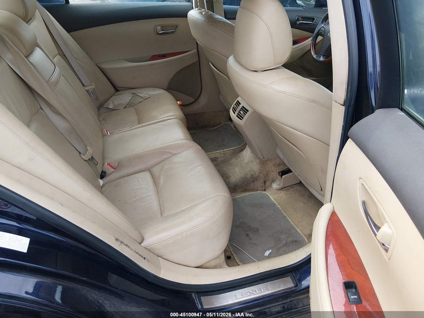 2007 Lexus Es 350 VIN JTHBJ46GX72097626 IAAI salvage auction — NORMAL WEAR, Clear-Dealer Only (North Carolina), sold $775 on 2026-07-29 (photo 8)