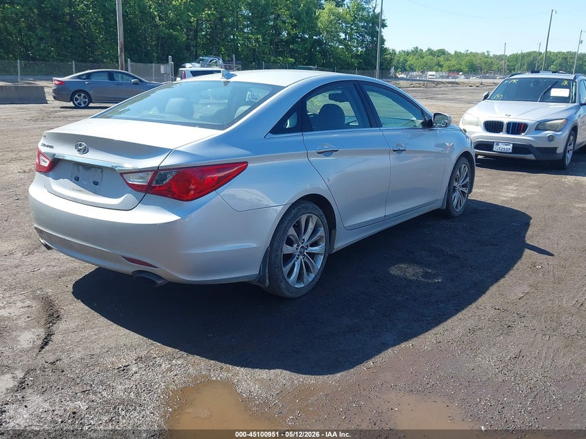 2013 Hyundai Sonata VIN 5NPEC4AC9DH510210 IAAI salvage auction — NORMAL WEAR, Salvage (Texas), sold $300 on 2026-07-29 (photo 4)