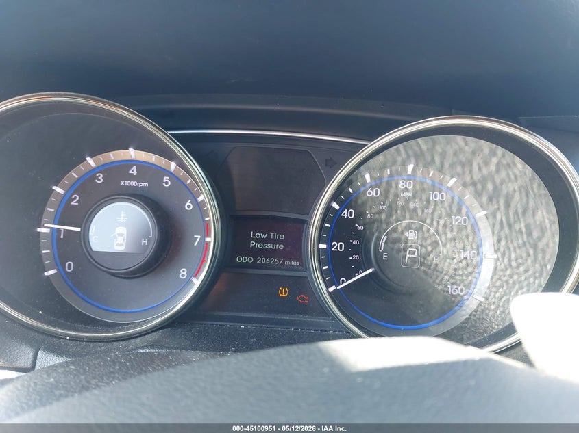 2013 Hyundai Sonata VIN 5NPEC4AC9DH510210 IAAI salvage auction — NORMAL WEAR, Salvage (Texas), sold $300 on 2026-07-29 (photo 7)