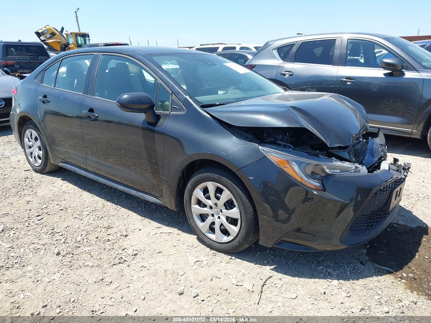 2022 Toyota Corolla VIN 5YFEPMAE8NP380415 IAAI salvage auction — FRONT & REAR, Salvage (Texas), sold $725 on 2026-07-28 (photo 1)