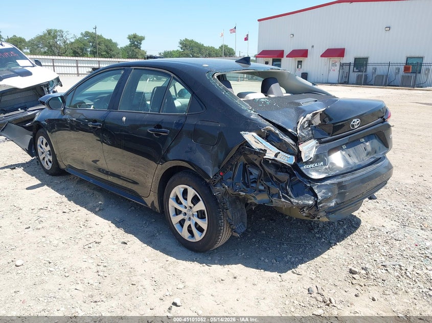 2022 Toyota Corolla VIN 5YFEPMAE8NP380415 IAAI salvage auction — FRONT & REAR, Salvage (Texas), sold $725 on 2026-07-28 (photo 3)