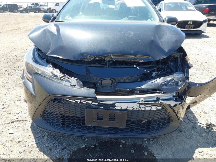 2022 Toyota Corolla VIN 5YFEPMAE8NP380415 IAAI salvage auction — FRONT & REAR, Salvage (Texas), sold $725 on 2026-07-28 (photo 6)