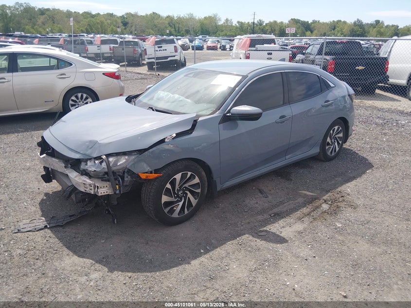 2019 Honda Civic VIN SHHFK7H3XKU423439 IAAI salvage auction — FRONT END, Salvage - Greater Than 75% (Maryland), sold $3,750 on 2026-07-27 (photo 2)