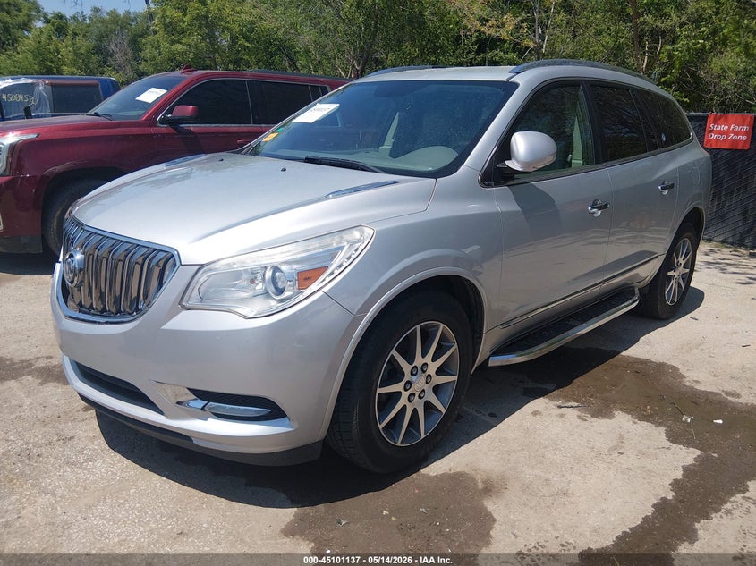 2013 Buick Enclave VIN 5GAKVCKD3DJ155316 IAAI salvage auction — FRONT END, Salvage Title, sold $1,050 on 2026-08-29 (photo 2)