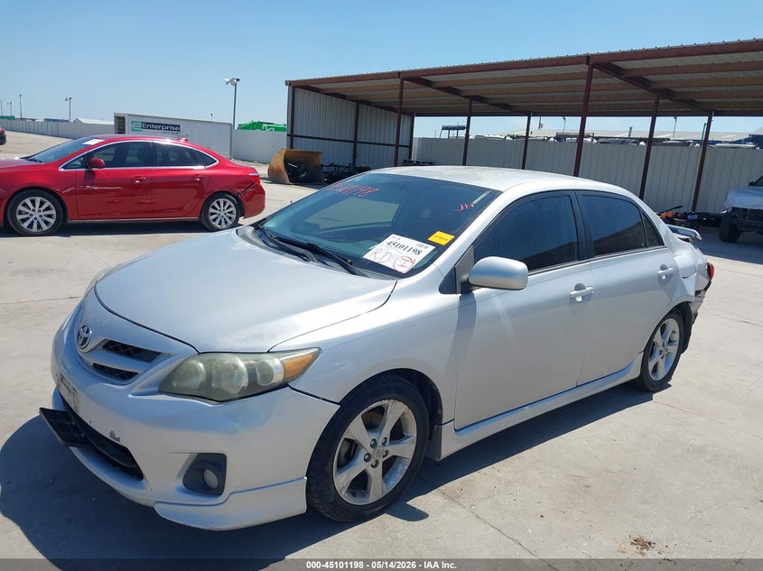 2013 Toyota Corolla VIN 5YFBU4EE3DP086117 IAAI salvage auction — REAR END, Salvage (Texas), sold $1,325 on 2026-07-08 (photo 2)