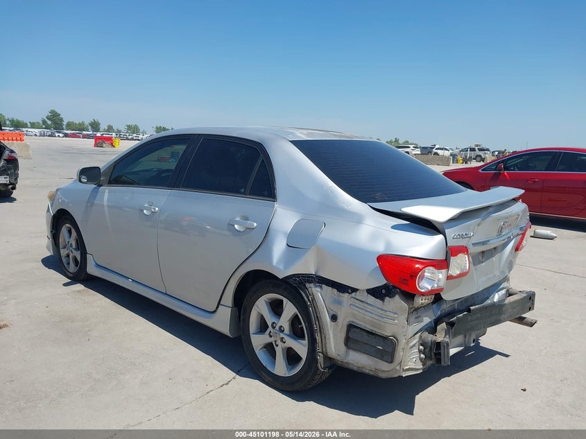 2013 Toyota Corolla VIN 5YFBU4EE3DP086117 IAAI salvage auction — REAR END, Salvage (Texas), sold $1,325 on 2026-07-08 (photo 3)