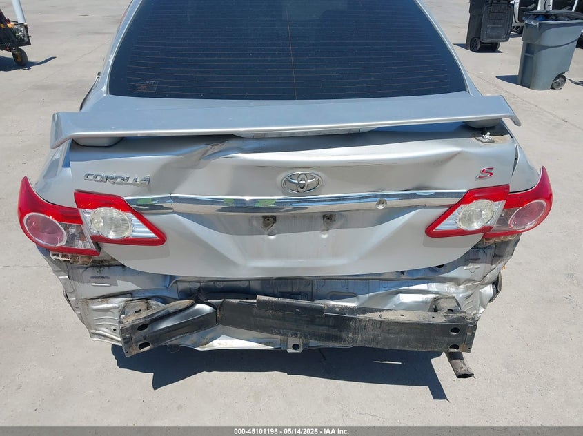 2013 Toyota Corolla VIN 5YFBU4EE3DP086117 IAAI salvage auction — REAR END, Salvage (Texas), sold $1,325 on 2026-07-08 (photo 6)