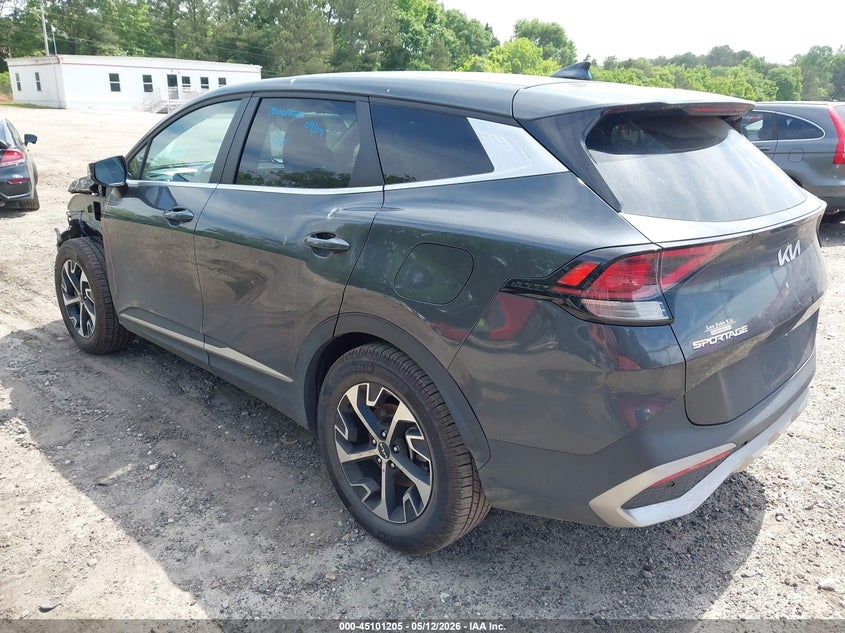 2023 Kia Sportage VIN 5XYK33AF9PG072842 IAAI salvage auction — FRONT END, Salvage (Georgia), sold $7,300 on 2026-07-10 (photo 3)