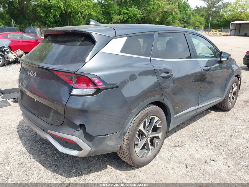 2023 Kia Sportage VIN 5XYK33AF9PG072842 IAAI salvage auction — FRONT END, Salvage (Georgia), sold $7,300 on 2026-07-10 (photo 4)