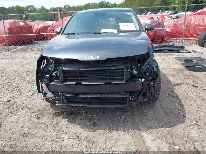 2023 Kia Sportage VIN 5XYK33AF9PG072842 IAAI salvage auction — FRONT END, Salvage (Georgia), sold $7,300 on 2026-07-10 (photo 6)