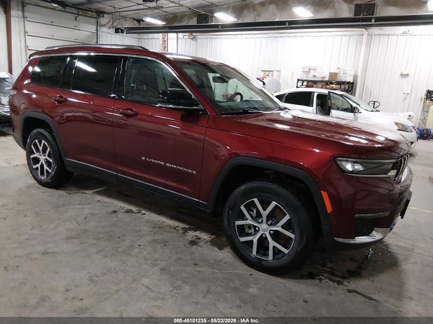 2024 Jeep Grand cherokee VIN 1C4RJKBG4R8925454 IAAI salvage auction — HAIL, Salvage (Iowa), sold $19,725 on 2026-08-11 (photo 1)