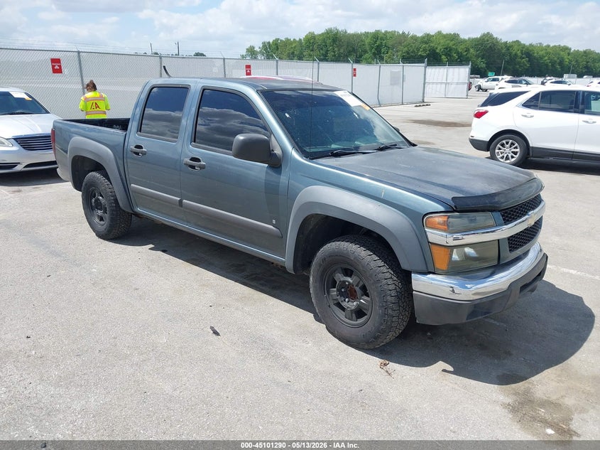 2007 Chevrolet Colorado VIN 1GCCS13E978102803 IAAI salvage auction — FRONT END, Clear (Indiana), sold $900 on 2026-07-23 (photo 1)