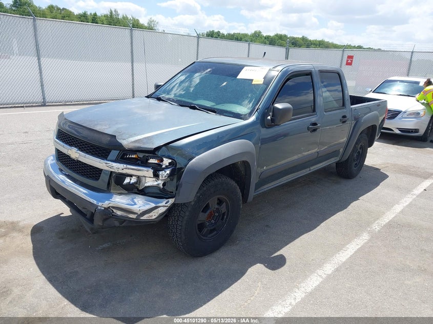 2007 Chevrolet Colorado VIN 1GCCS13E978102803 IAAI salvage auction — FRONT END, Clear (Indiana), sold $900 on 2026-07-23 (photo 2)