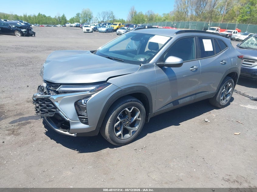 2025 Chevrolet Trax VIN KL77LHEP5SC141123 IAAI salvage auction — FRONT END, Salvage (Pennsylvania), sold $5,050 on 2026-07-21 (photo 2)