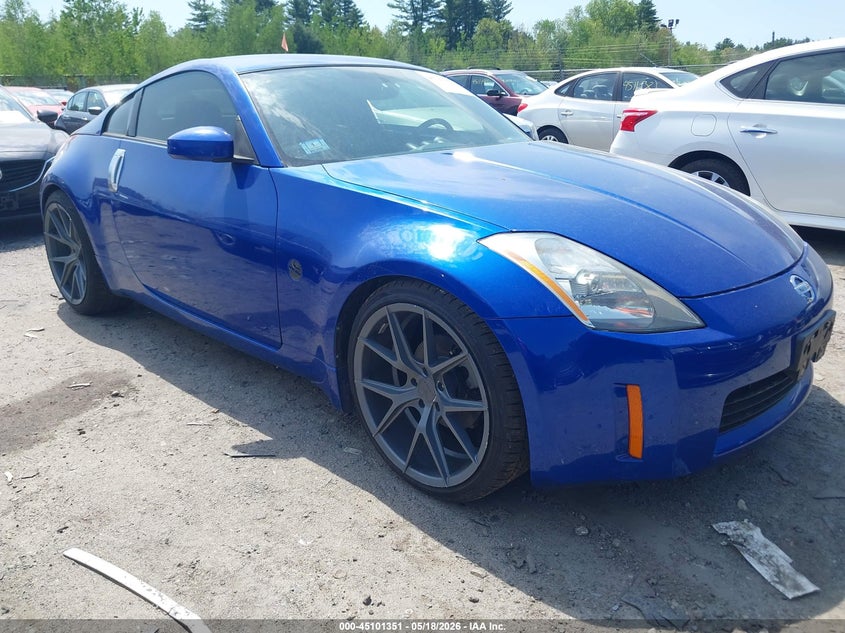 2003 Nissan 350z VIN JN1AZ34D13T116855 IAAI salvage auction — VANDALISM, Salvage (Idaho), sold $2,750 on 2026-07-16 (photo 1)
