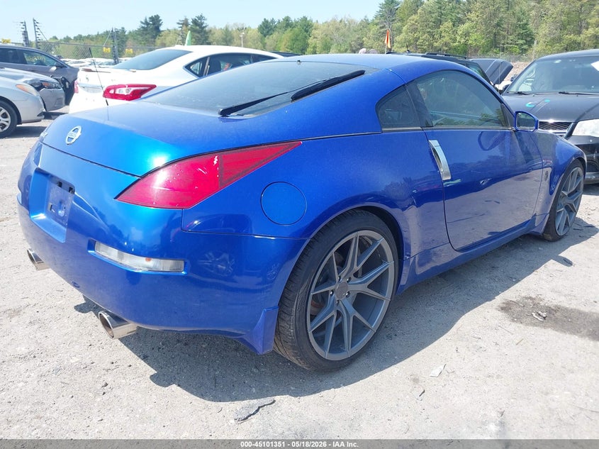 2003 Nissan 350z VIN JN1AZ34D13T116855 IAAI salvage auction — VANDALISM, Salvage (Idaho), sold $2,750 on 2026-07-16 (photo 4)