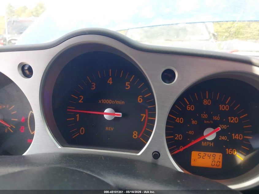 2003 Nissan 350z VIN JN1AZ34D13T116855 IAAI salvage auction — VANDALISM, Salvage (Idaho), sold $2,750 on 2026-07-16 (photo 7)