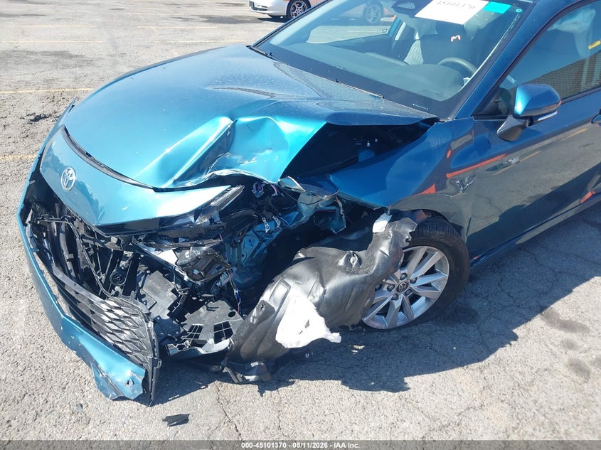 2025 Toyota Camry VIN 4T1DAACK0SU157102 IAAI salvage auction — LEFT FRONT, Salvage (California), sold $7,100 on 2026-07-23 (photo 6)