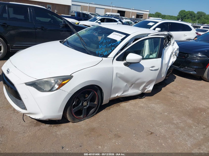 2016 Scion Ia VIN 3MYDLBZV0GY101365 IAAI salvage auction — REAR END, Clear (Oklahoma), sold $200 on 2026-07-08 (photo 2)