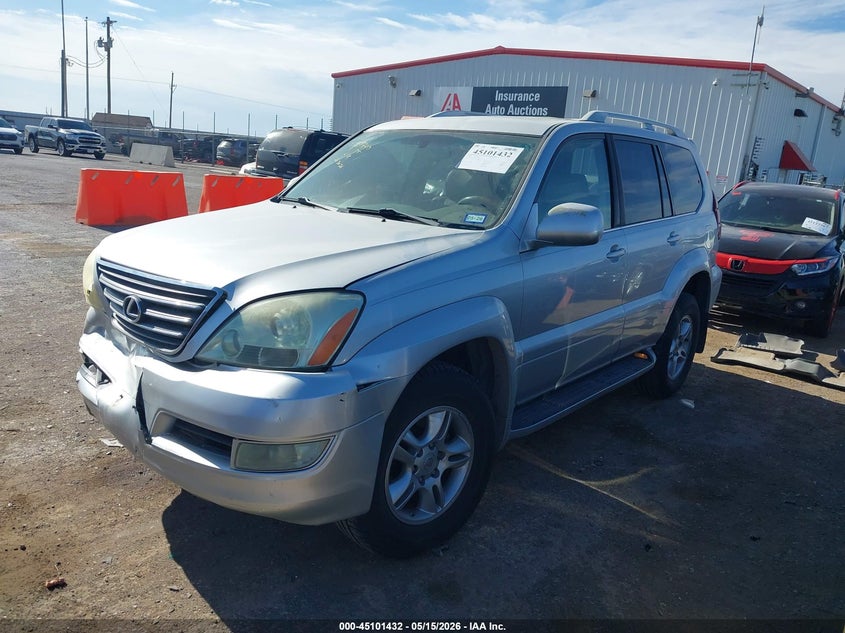 2006 Lexus Gx 470 VIN JTJBT20X160114782 IAAI salvage auction — FRONT END, Salvage (Texas), sold $3,350 on 2026-07-08 (photo 2)